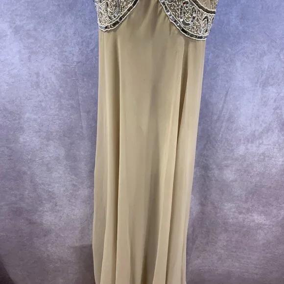 JKARA Beaded Mock Fair Dress - Picture 9 of 16